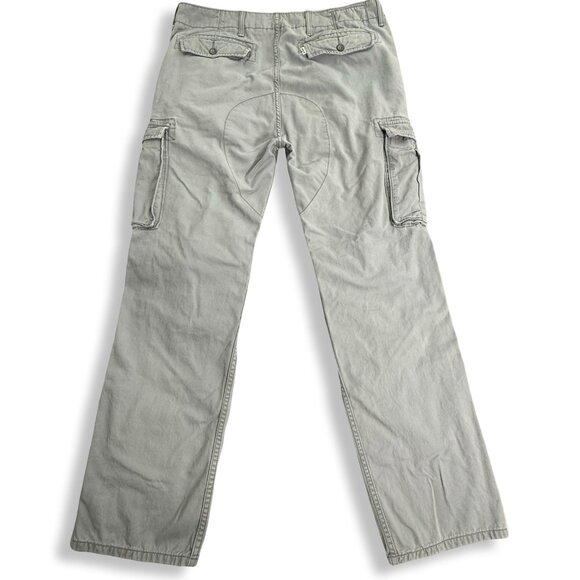 Levi's Cargo Pants Mens 34 Gray Utility Workwear PC9-12462-0016 White Tab 35x30 - Picture 2 of 12